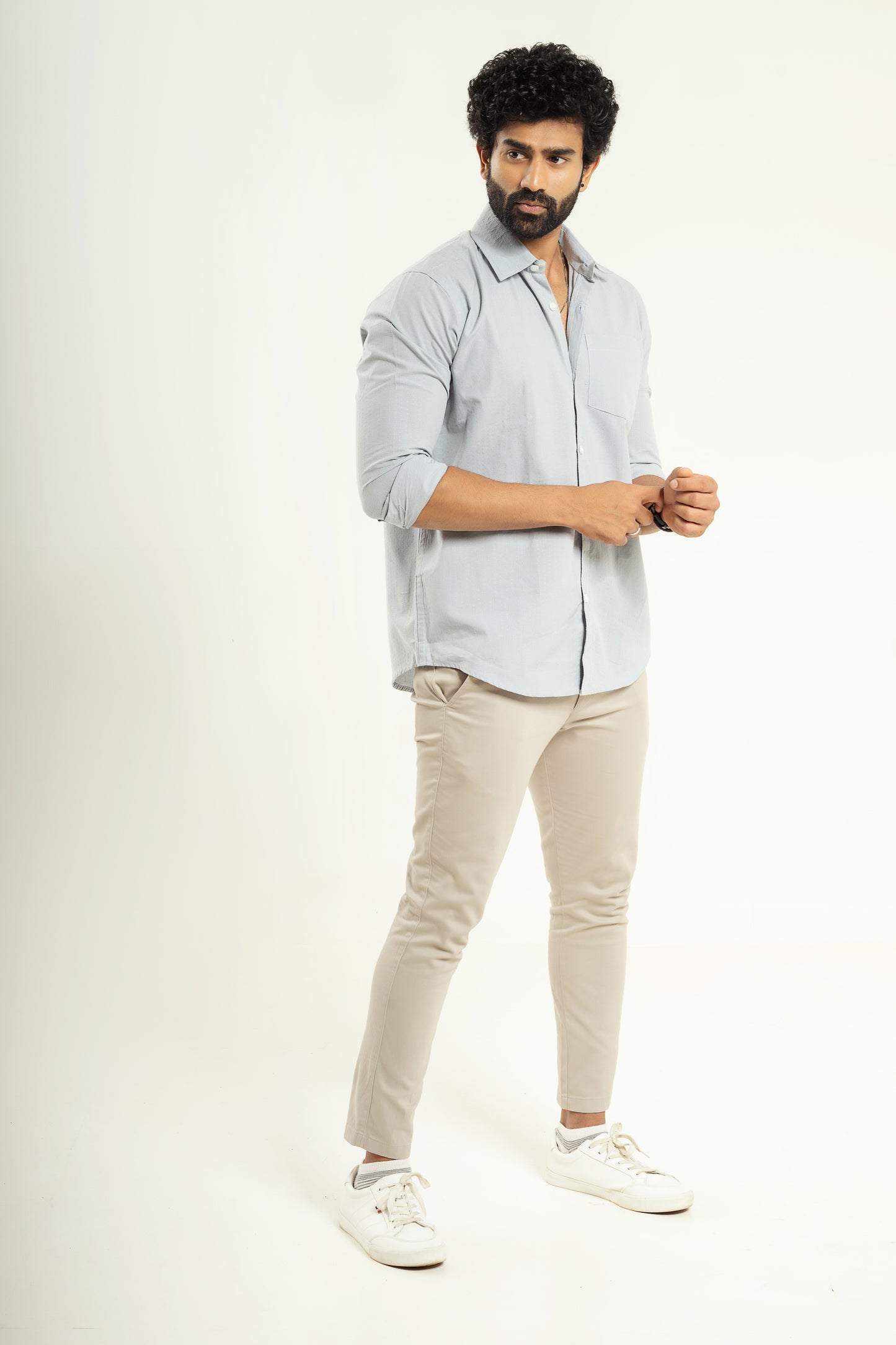 Solid grey shirt