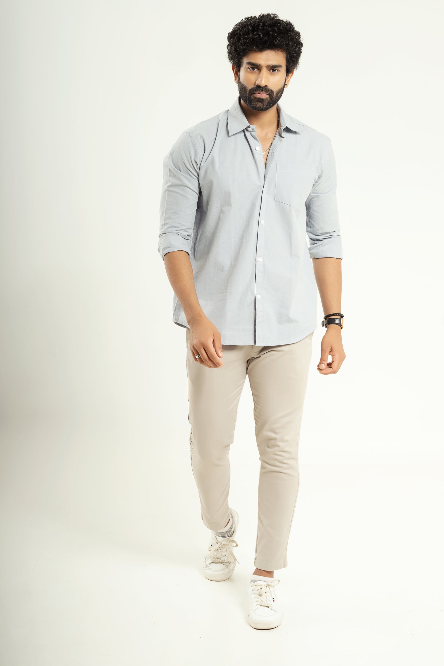 Solid grey shirt